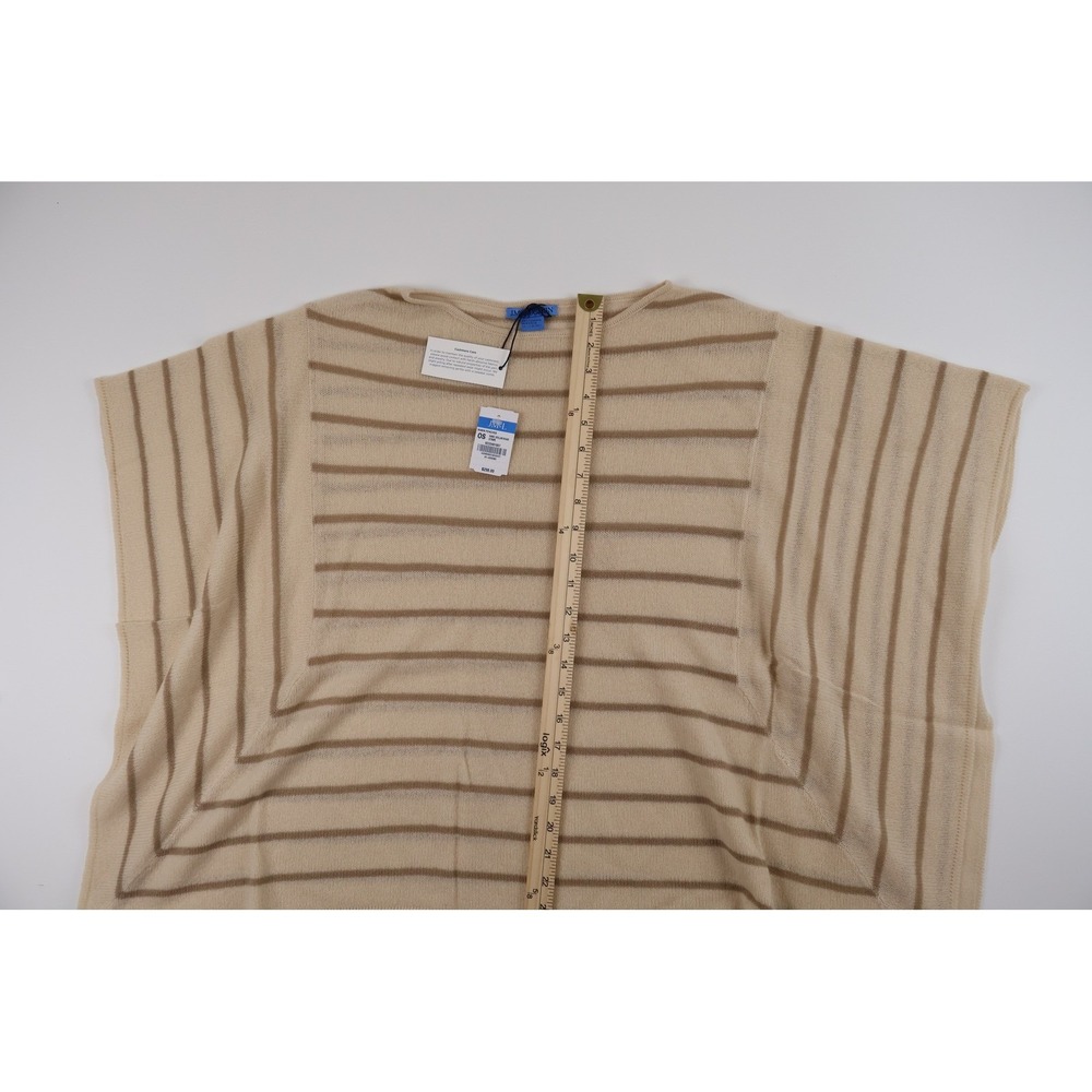 J.McLaughlin Marin Cashmere Poncho Stripe OS  100% Cashmere NWT - Picture 5 of 6